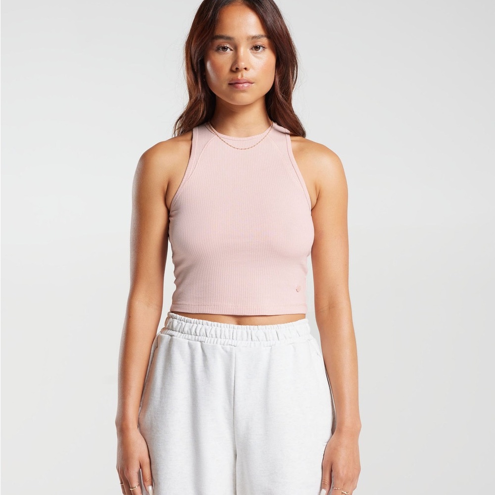Gymshark COTTON RIB MIDI TANK